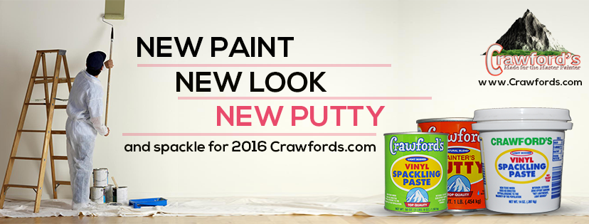 New paint, new look, new putty and spackle from #Crawfords